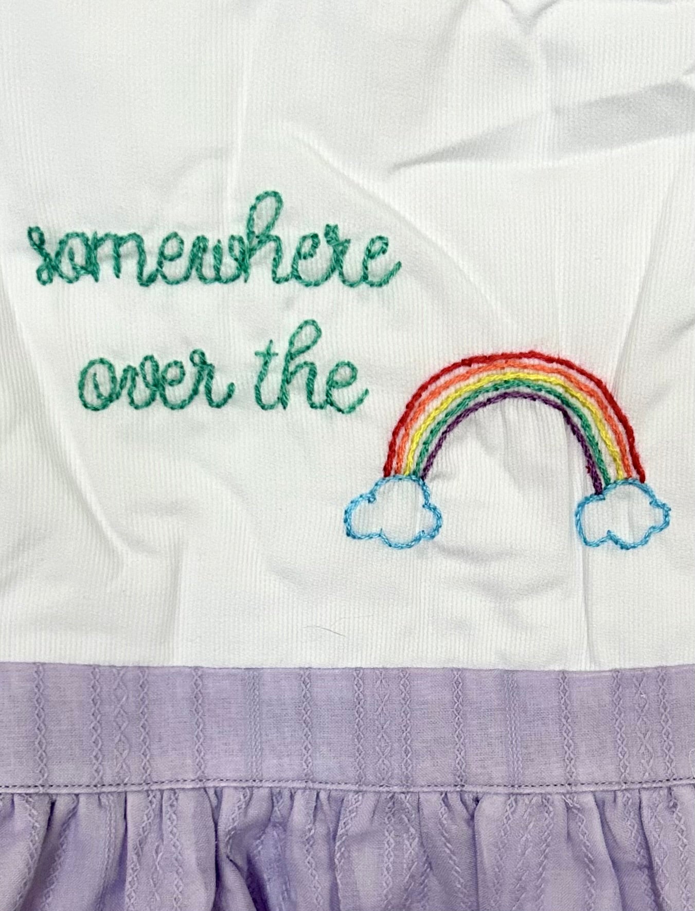 Purple Linen Somewhere Over The Rainbow