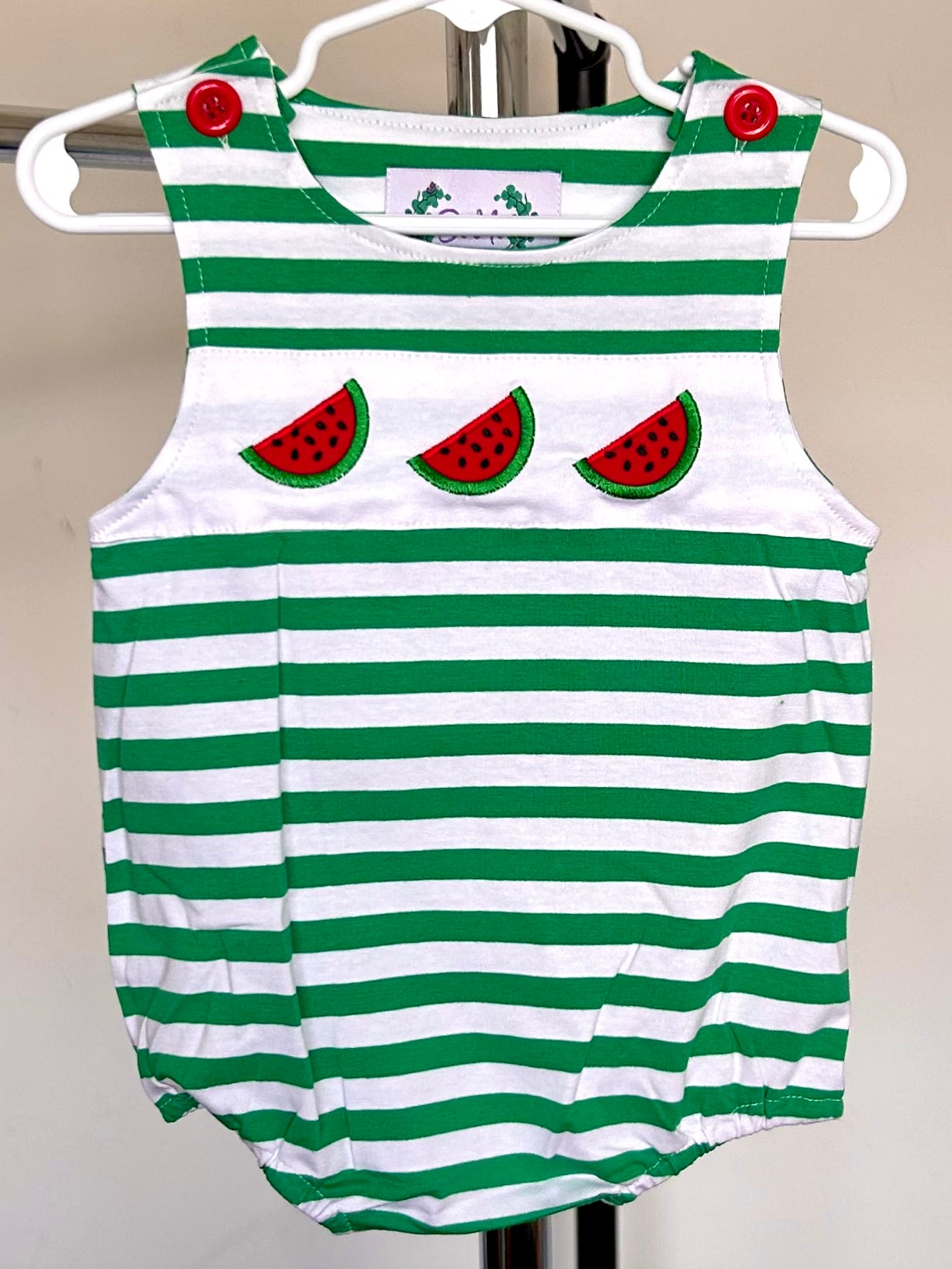 Red and Green Striped Watermelon Trio