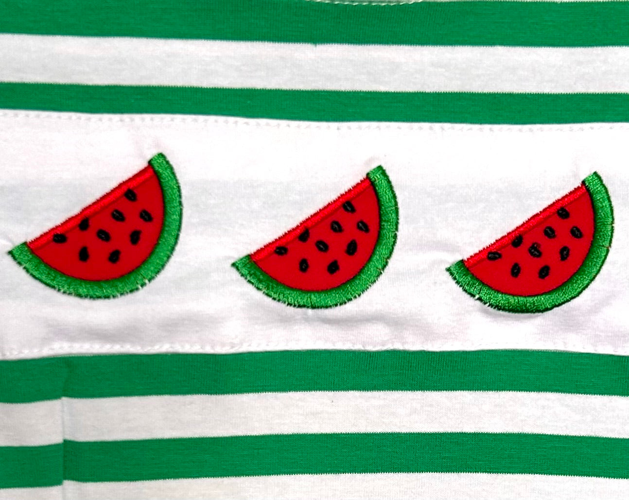 Red and Green Striped Watermelon Trio