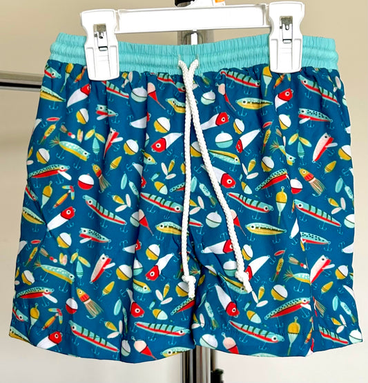 Ocean Blue Fish Hooks Swim
