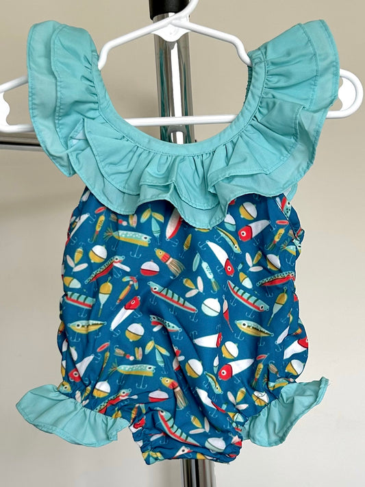 Ocean Blue Fish Hooks Swim