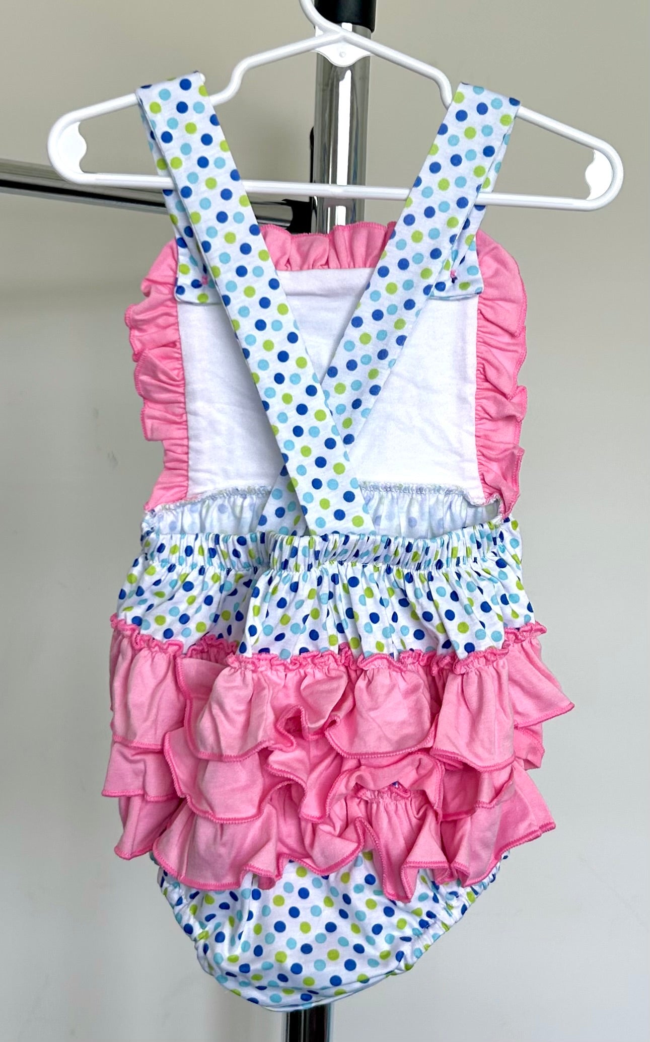 Pink and Polka Dots Catching Fish