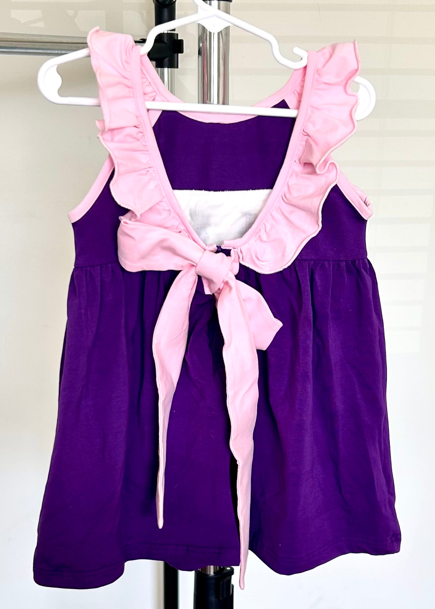 Purple and Pink Smocked Junior Characters