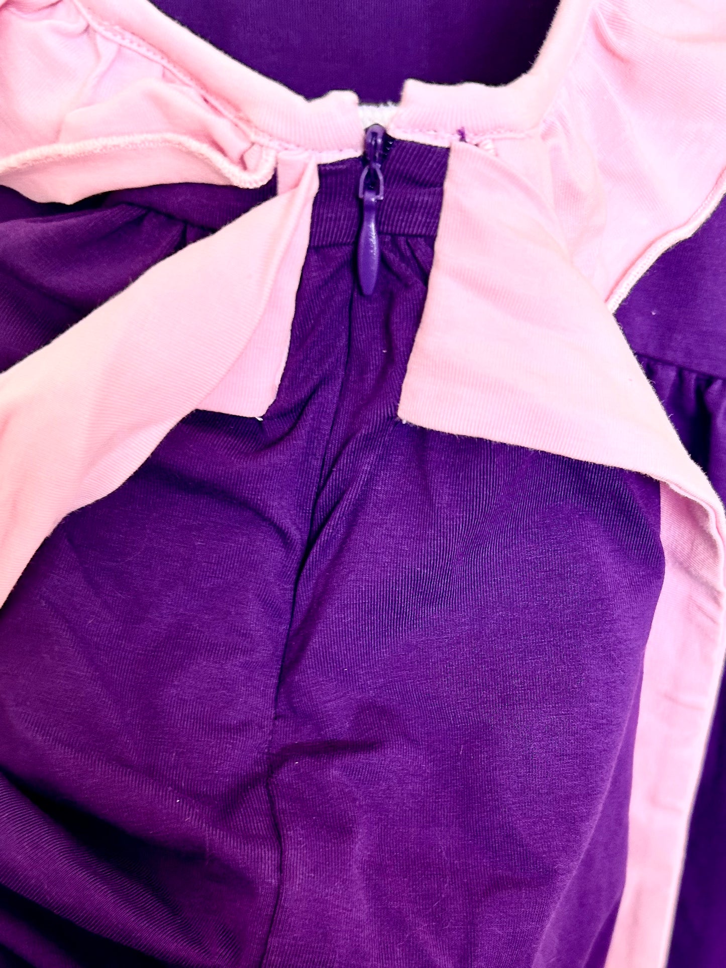 Purple and Pink Smocked Junior Characters