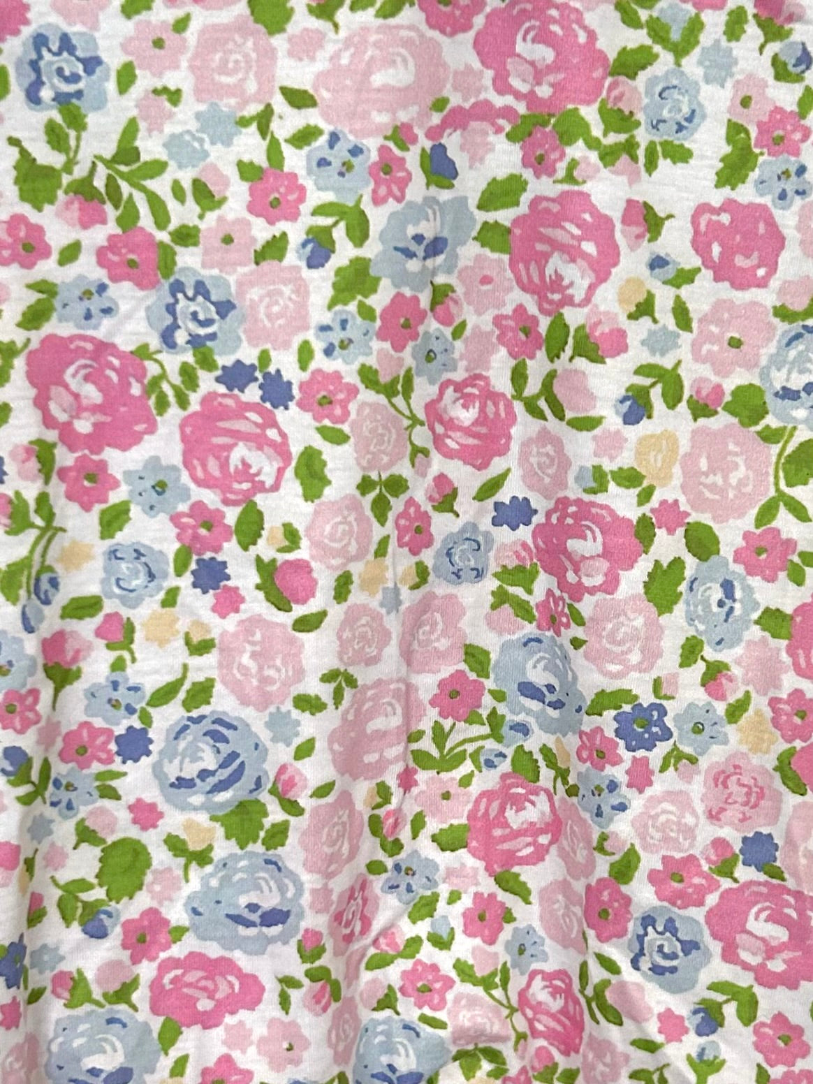 Pink Micro Gingham Flower Blooms