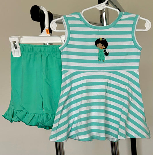 A Whole New World Turquoise and Stripes
