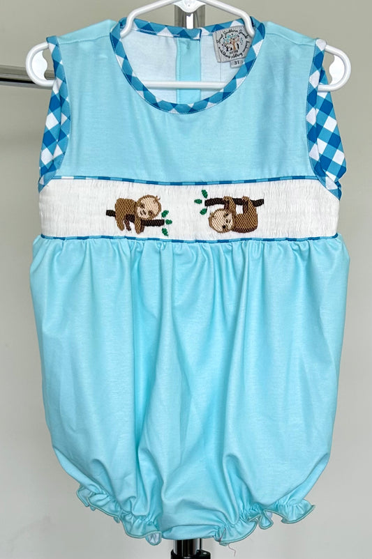 Sleeping Sloths Smocked