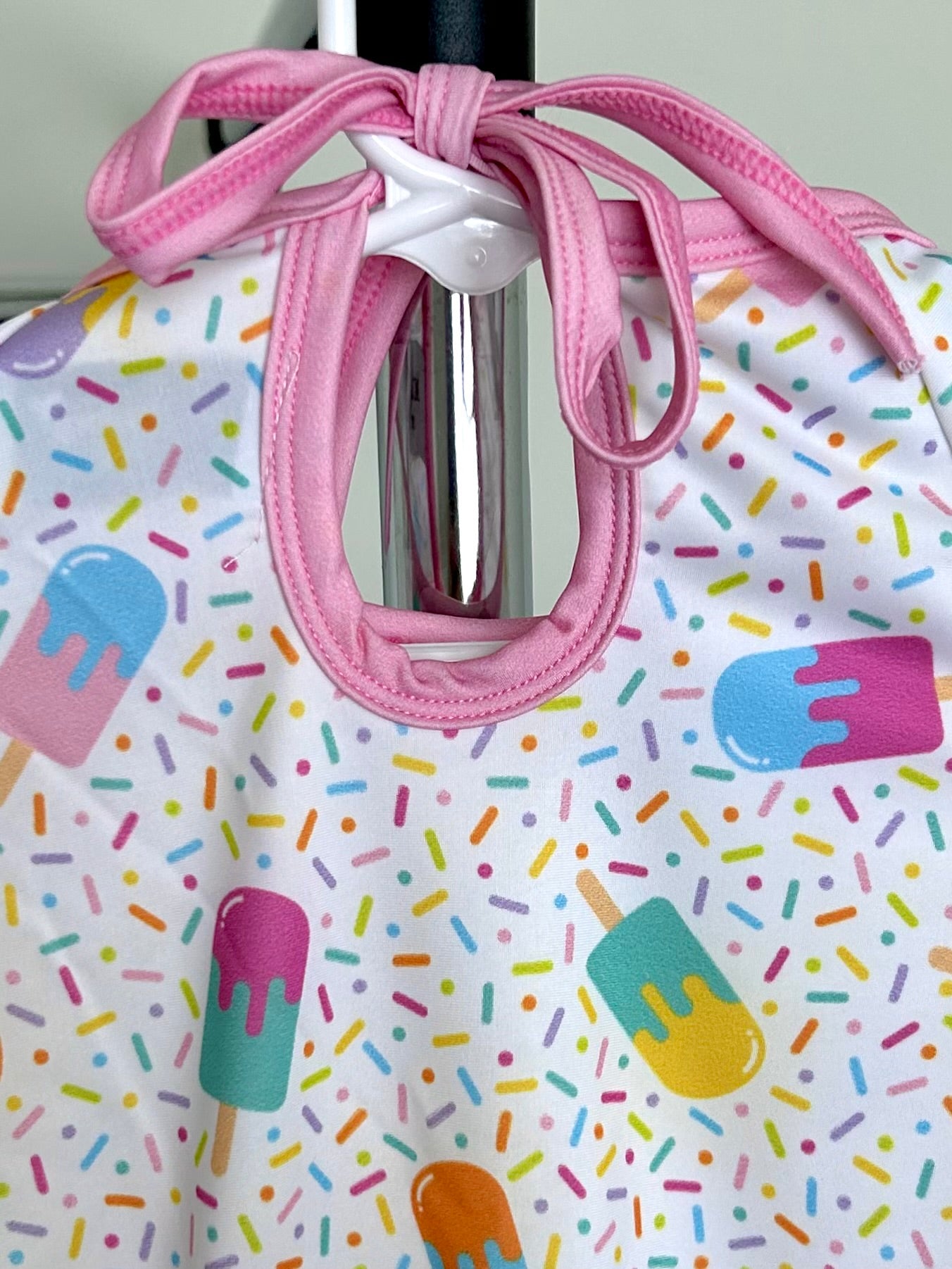 Pink with Popsicles and Confetti Swim