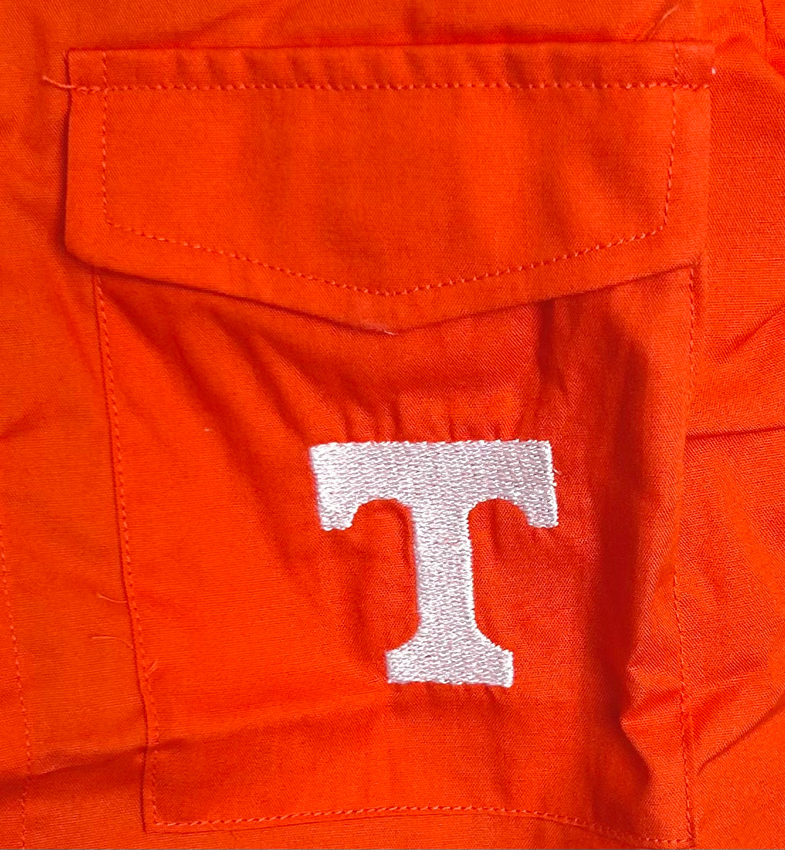 Orange Hound Dog and Letter T Performance Fishing