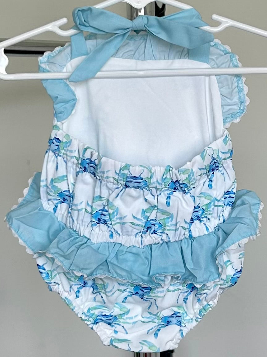 Blue Alaskan Crabs Family Swim