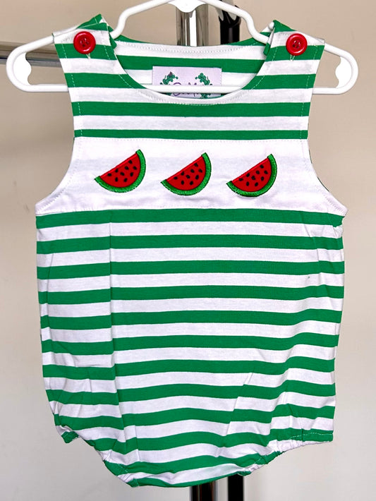 Red and Green Striped Watermelon Trio
