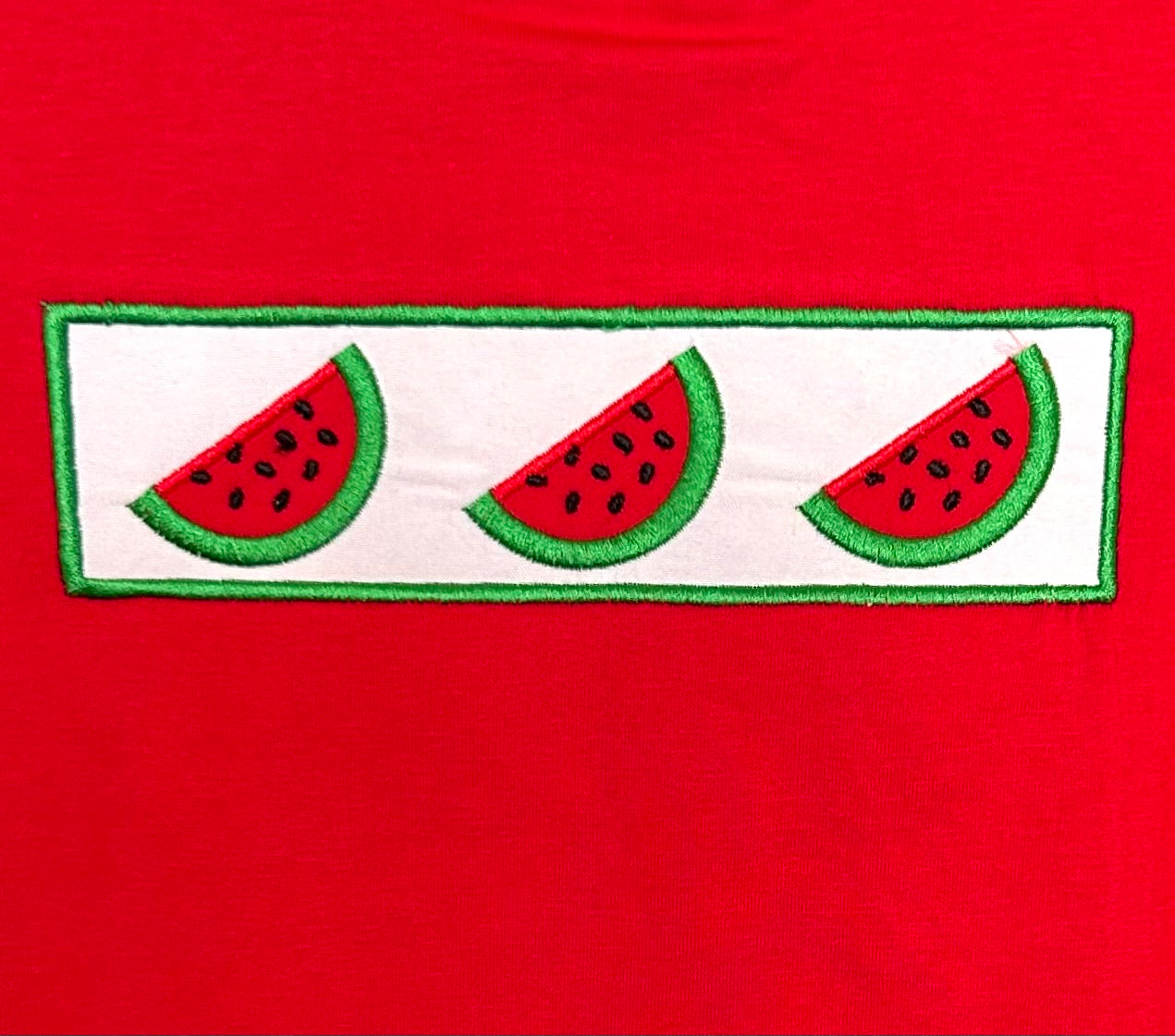 Red and Green Striped Watermelon Trio