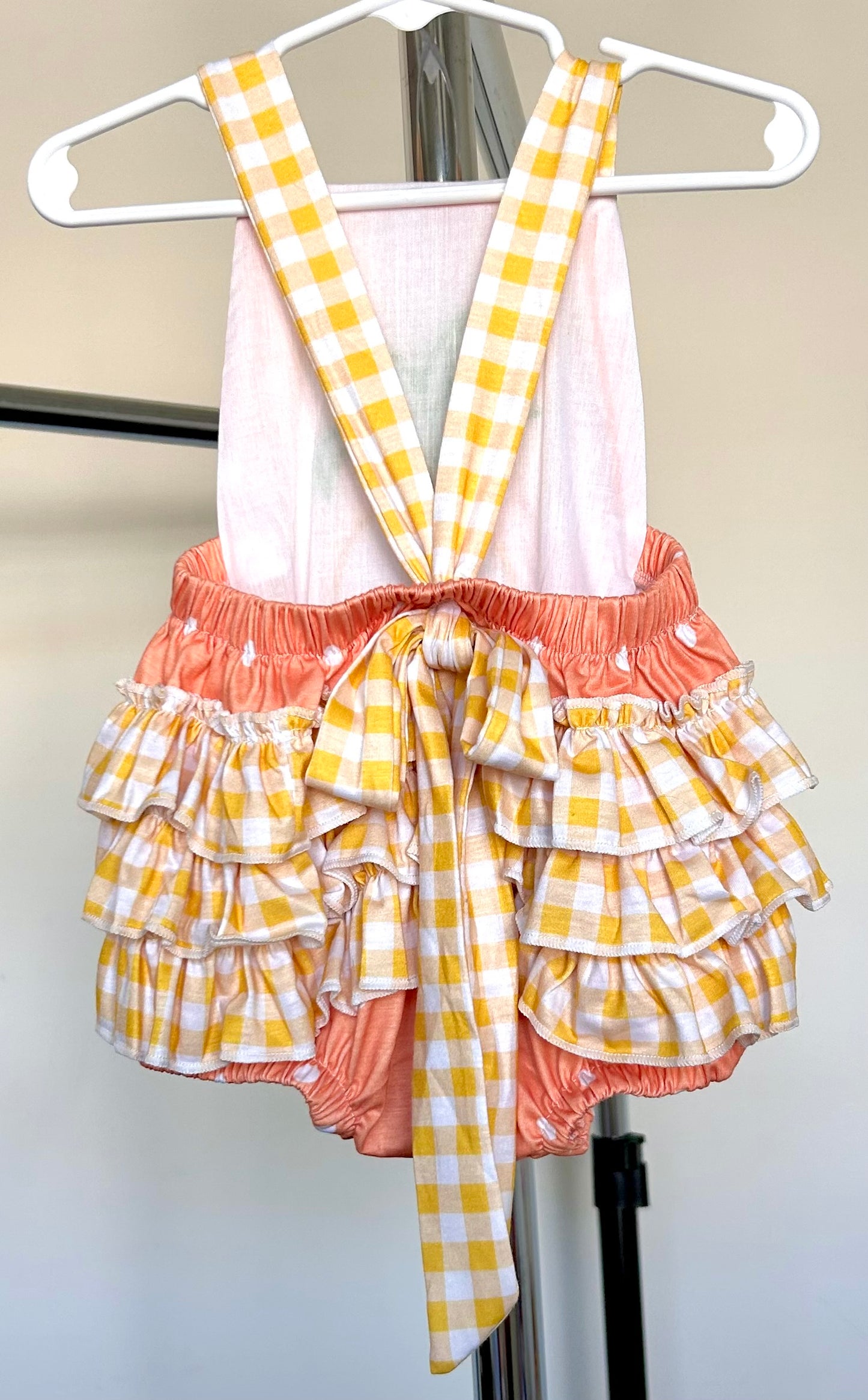 Melon Orange Polka Dot and Yellow Pineapple