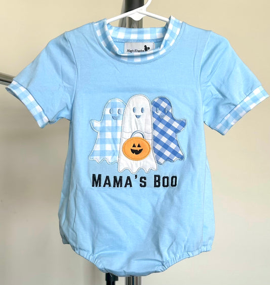 Light Blue “Mama’s Boo” Ghost Trio